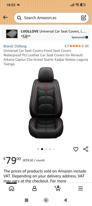 Fundas de Asiento Universales Chifeng