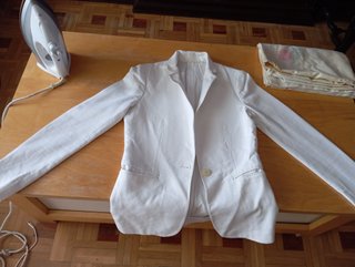 Chaqueta Blanca Massimo Dutti Talla S