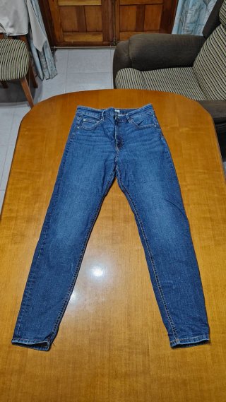 Pantalón Vaquero Ajustado Azul