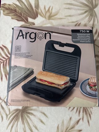 Sandwichera Grill Argon 750W