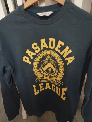 Sudadera H&M Pasadena League 10-12 años