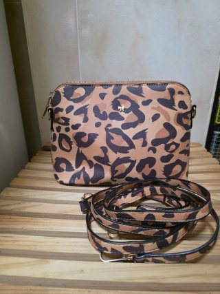 Bolso con Estampado de Leopardo