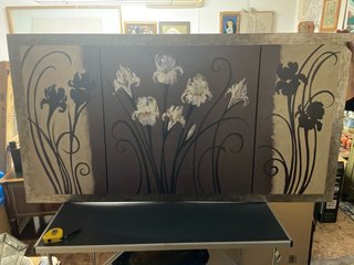 Cuadro decorativo técnica mixta