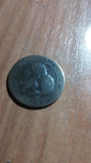 Moneda Gobierno Provisional 10 Céntimos