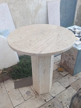 Mesa de Mármol Travertino