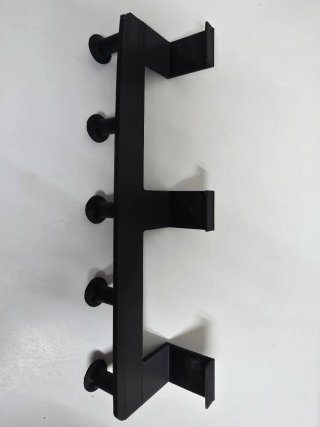 Colgador para puerta negro