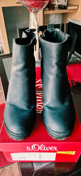 Botines Negros Talla 38.