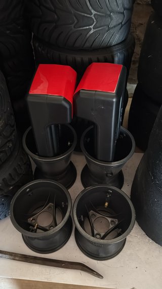 Extensões c vinil para bumper traseiro de kart