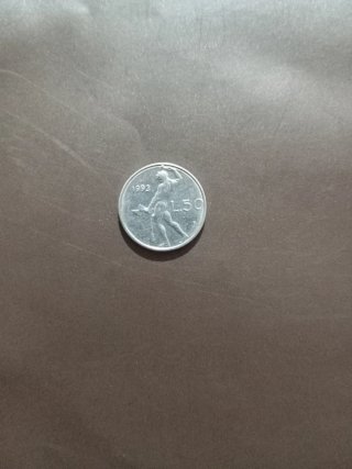 Moneta 50 Lire Micro 1993