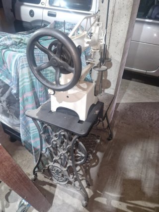 Máquina de Coser de Zapatero Antigua