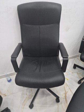 Set de 5 Sillas de Escritorio Negras