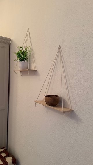 Set de 2 Mini Estanterías Colgantes