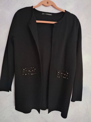 Chaqueta de lana negra Sfera