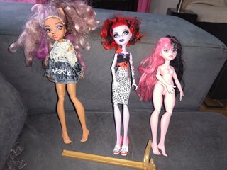 Draculaura , Operetta y Clawdeen Wolf Monster High