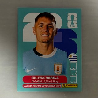 Cromo Guillermo Varela - Mundial 2026