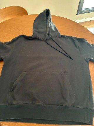 Sudadera Negra con Capucha Talla M