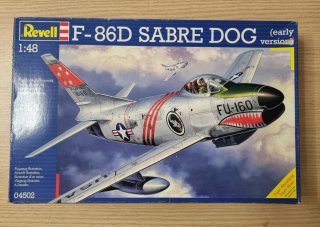 Maqueta avion Revell F-86D Sabre Dog 1/48