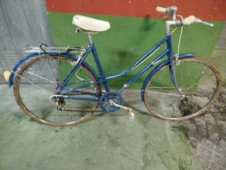 Bicicleta de Paseo Azul Vintage  Para restaurar