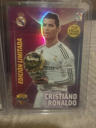 Lote de 7 cartas de Cristiano Ronaldo
