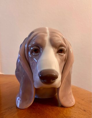 Figura de Porcelana Cabeza de Perro Lladró