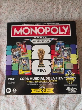 Monopoly Panini Prizm FIFA Copa Mundial 2026