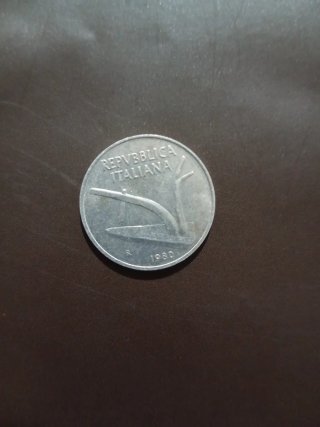 Moneta 10 Lire Italiane 1980