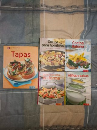 Colección libros de cocina