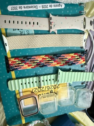 Set de 4 Correas y 3 Fundas para Apple Watch 41mm