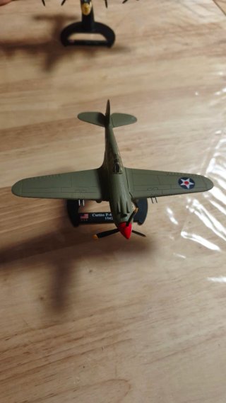 Maqueta Avión Curtiss P-40B Segunda Guerra Mundial