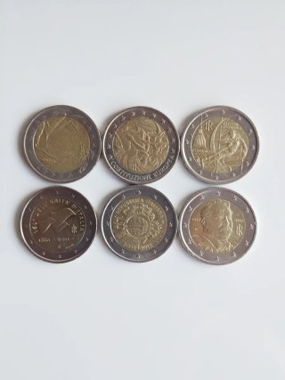 MONEDAS EURO DE ITALIA CONMEMORATIVAS