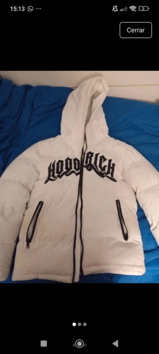 Abrigo Hoodrich Blanco