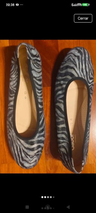 Bailarinas Gabor Estampado Animal Talla 43