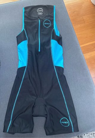 Tritraje Zone3 Negro y Turquesa Talla M