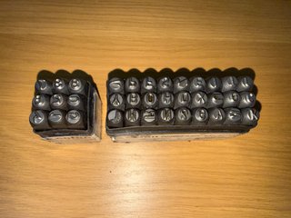 Conjunto troquelar numeros y letras
