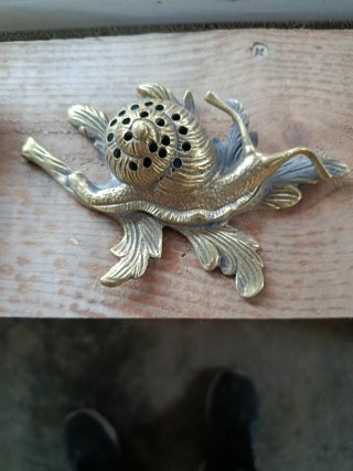 Palillero Vintage de Latón