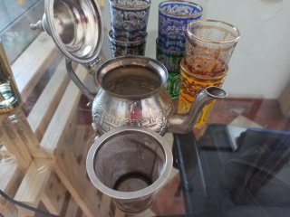Set de Tetera y 6 Vasos de Té