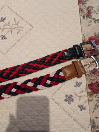 Set de 2 Cinturones Trenzados