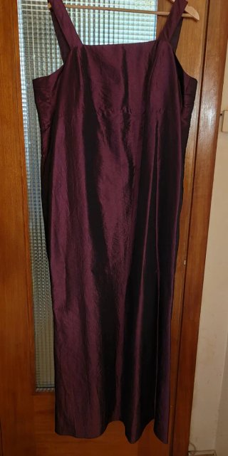 Vestido Largo Granate