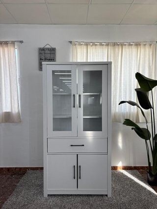 Vitrina Blanca Moderna