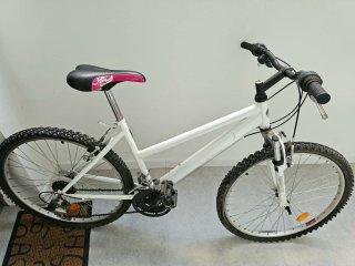 Bicicleta de Montaña Blanca Talla M