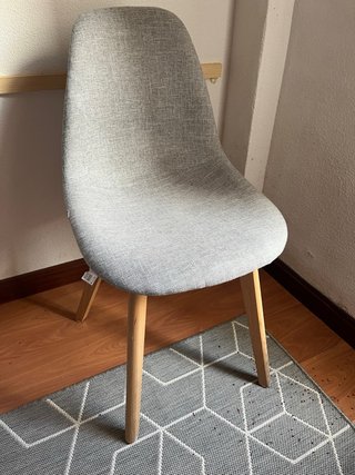 Silla de Diseño Nórdico Gris