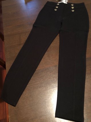 Pantalón Marinero Negro Zara Talla 38