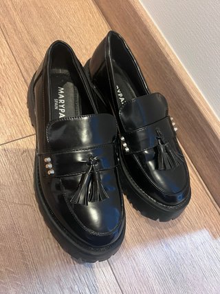 Mocasines Negros Marypaz Talla 38