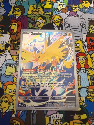 Carta Pokémon Zapdos 30 Aniversario