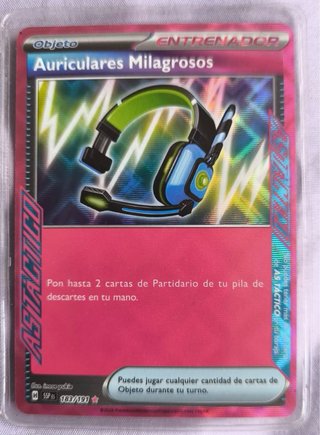 Carta Pokémon Auriculares Milagrosos