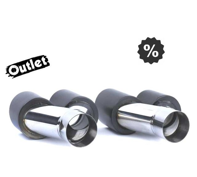 FE COLA ESCAPE SALIDA DOBLE UNIVERSAL 2x 89MM ACERO INOX NEG