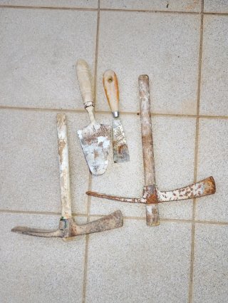 Set de 4 Herramientas de Obra