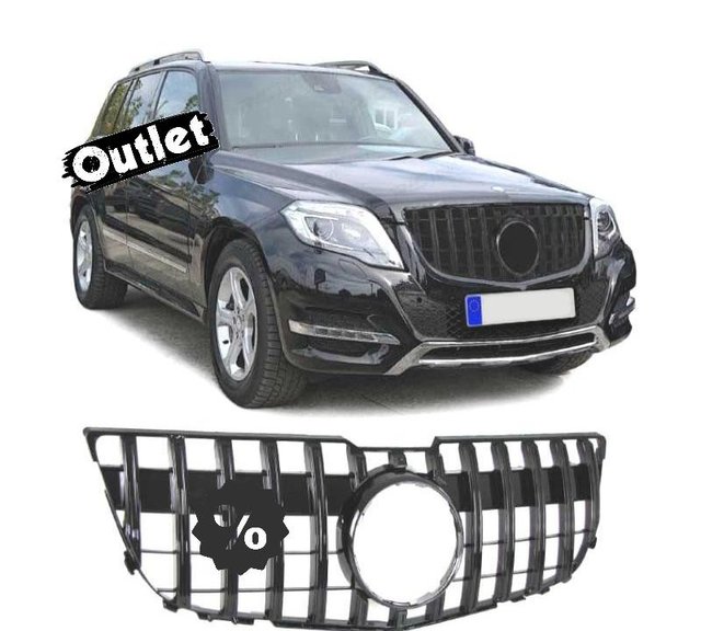 FE PARRILLA MERCEDES GLK X204 08-12 LOOK AMG NEGRO BRILLO C0
