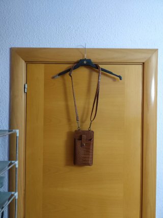 Bolso Monedero Bandolera Marrón