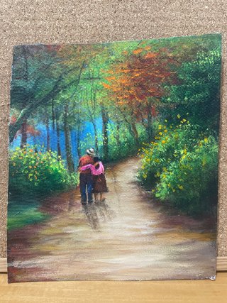 Pintura Peruana al Óleo sobre Tela